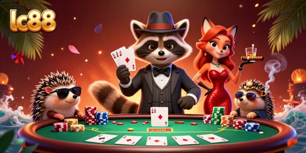 Engage with the exciting lc88 poker scene featuring charming characters and vibrant elements.