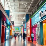 Shop at Ultimateshops, highlighting diverse retailers in a lively marketplace.