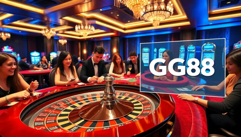 Experience dynamic gambling action at GG88 with casino tables and thrilling roulette games.