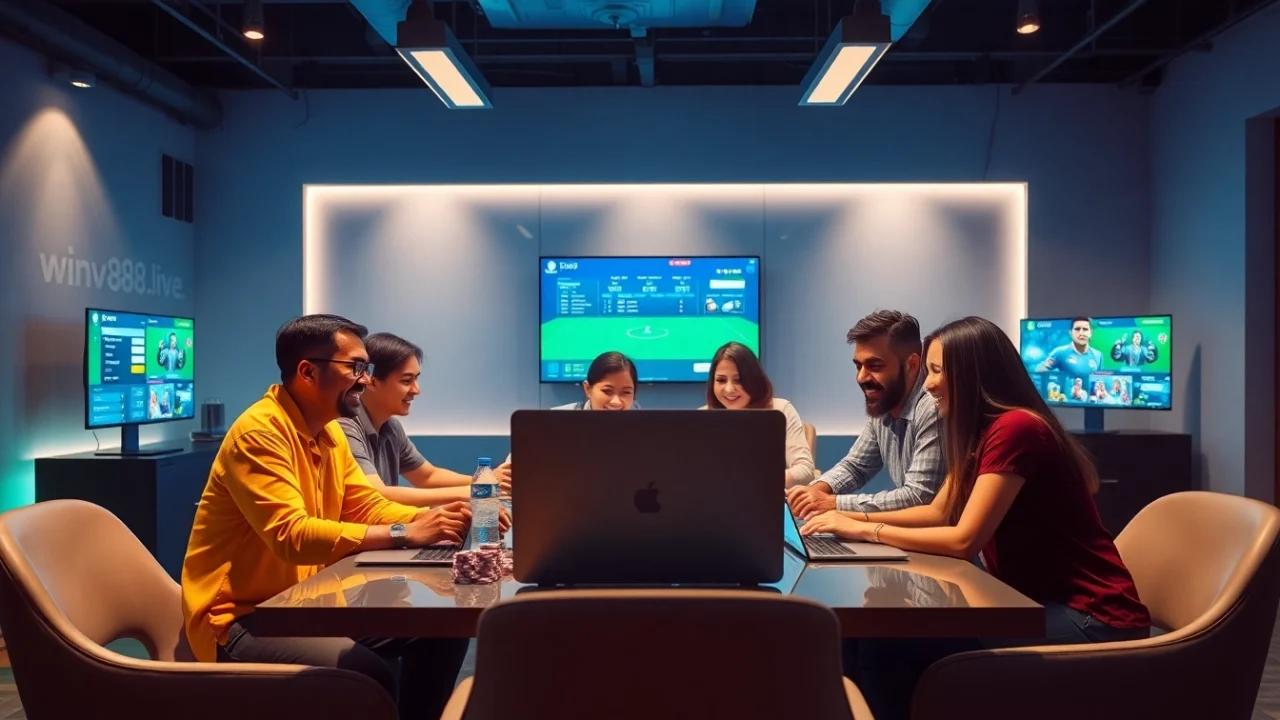 Experience online gaming with winvn88.live in a vibrant, inviting setting.