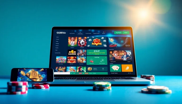 Discover engaging online gaming on gg88 biz featuring vibrant colors and a user-friendly interface.