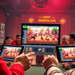 Engaged bettors using dagawin.live for live cockfighting and sports betting.