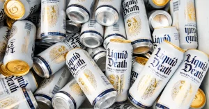 liquid death rest in peach