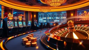 Experience the thrill of online gaming at 98win.gg with vibrant casino elements.
