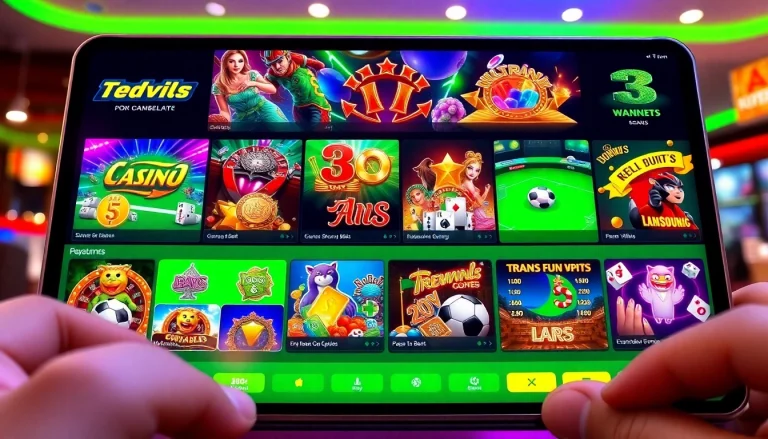 Engaging online gaming interface showcasing casino games at tk88win.live for a trustworthy betting experience.