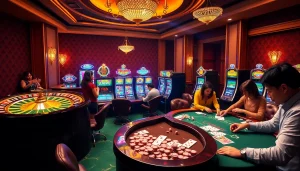 Experience the thrill of winning at https://rikvip.mx/ with an exciting casino scene featuring roulette, cards, and tables.