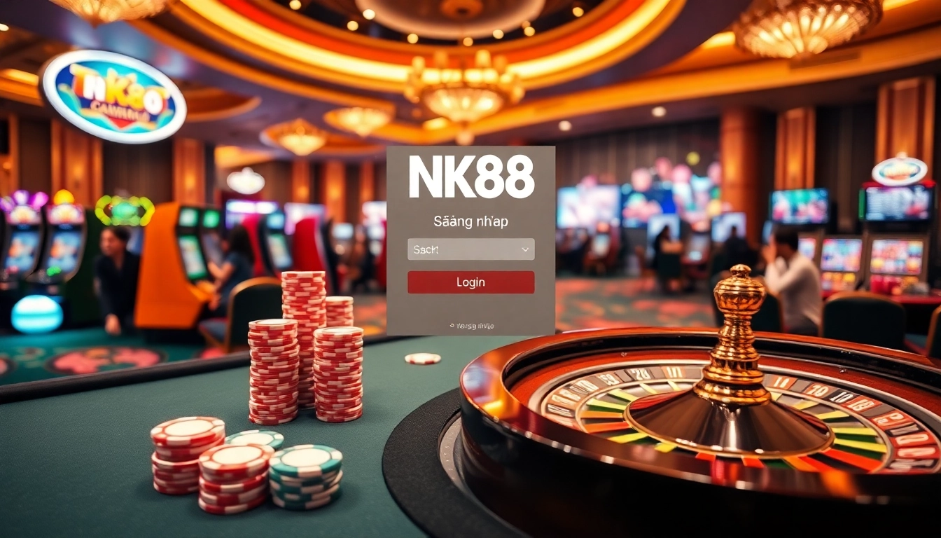 Engage in thrilling gameplay at NK88 đăng nhập with vibrant casino atmosphere and exciting gaming elements.