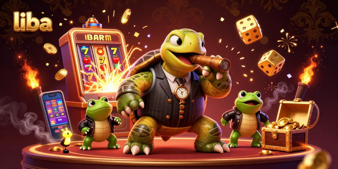 Experience exciting gaming at liba with vibrant scenes of 3D casino characters and dynamic gameplay.