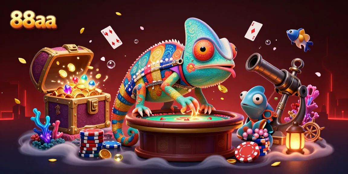 Engage with exciting 88aa games in a vibrant casino scene filled with dynamic elements.